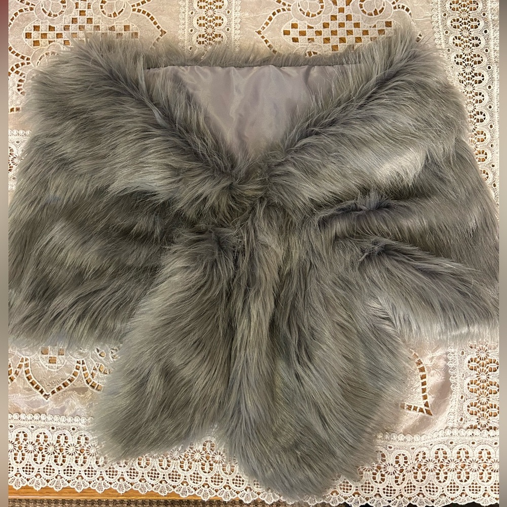 Faux Fur Shawl